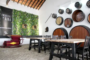 Sala de prova de vinhos da Quinta de Subserra